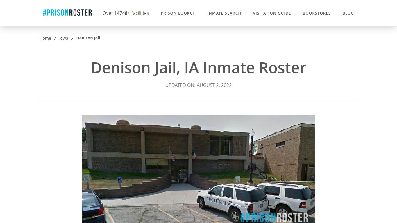 Denison Jail, IA Inmate Roster - Nationwide Inmate Search