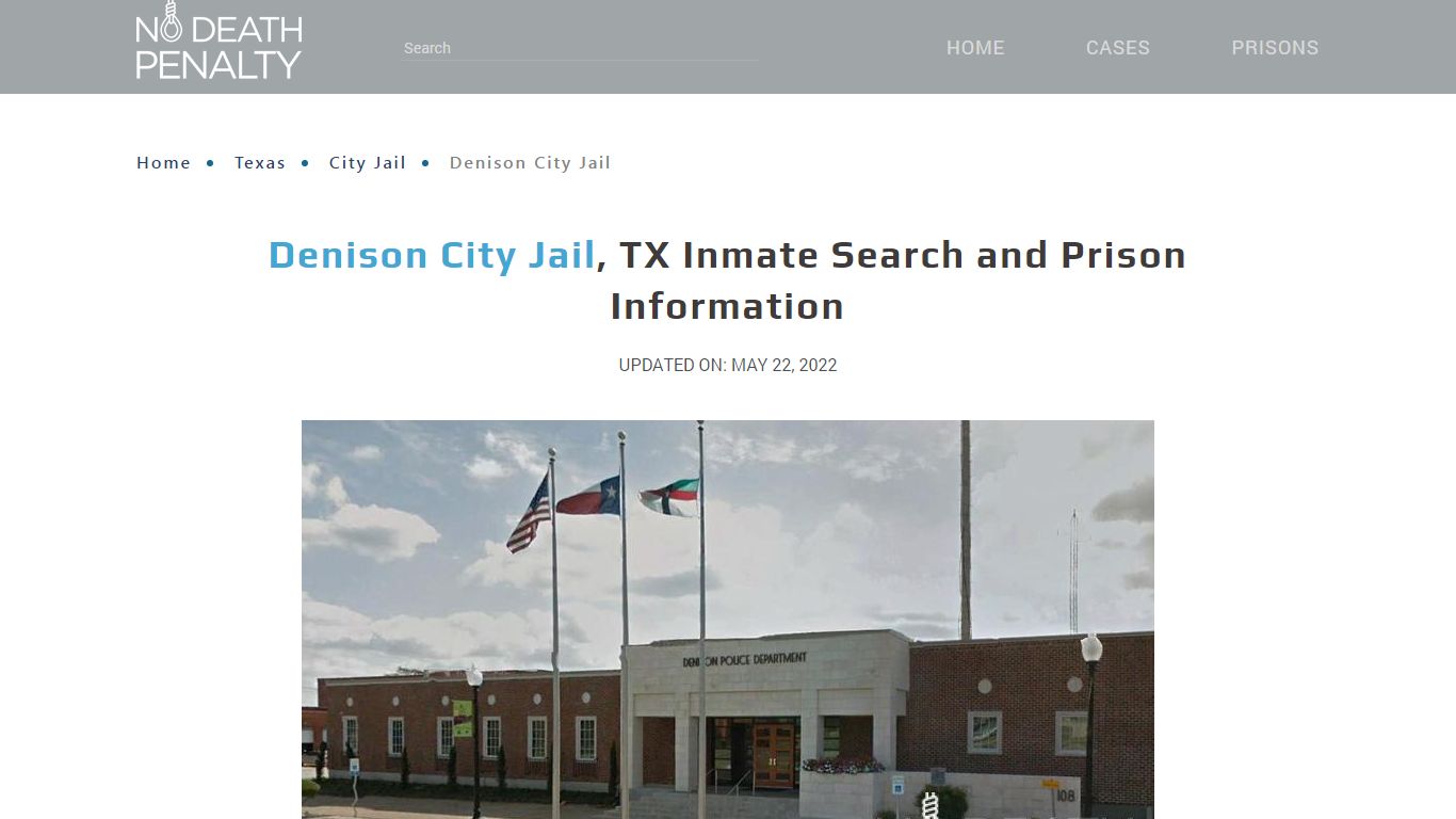 Denison City Jail, TX Inmate Search, Visitation, Phone no ...